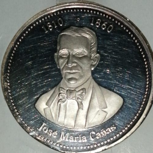 Medalla conmemorativa, Plata, José Maria Cañas 1810 – 1860