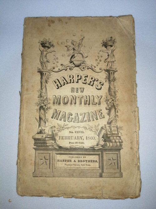 Revista Harpers New Monthly Magazine, febrero de 1860 
